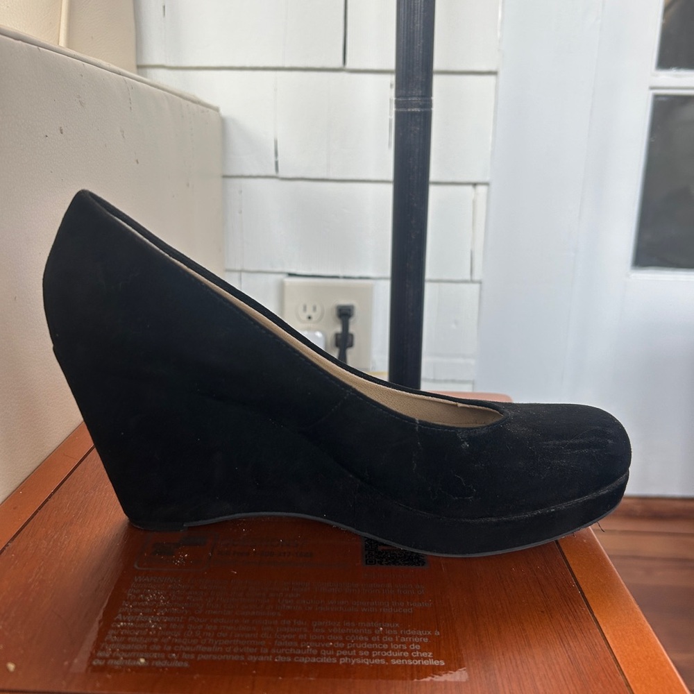 American Rag Black Wedge Shoes